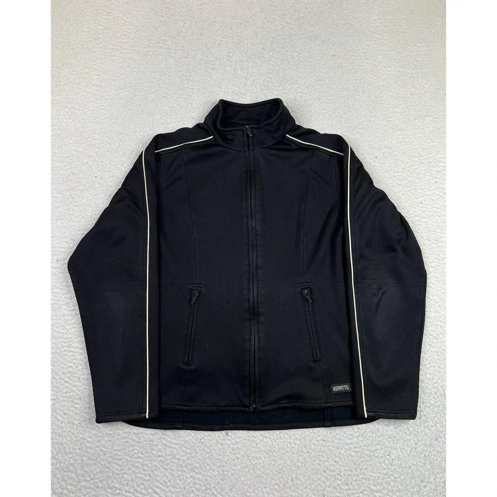 Kerrits‎ Jacket Womens Large Black Softshell Full Zip Equestrian Riding